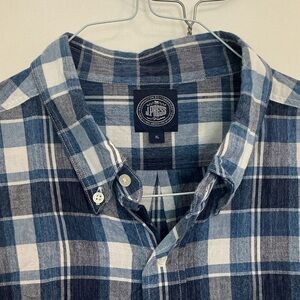 Japanese Denim Blue Plaid Madras Casual Shirt